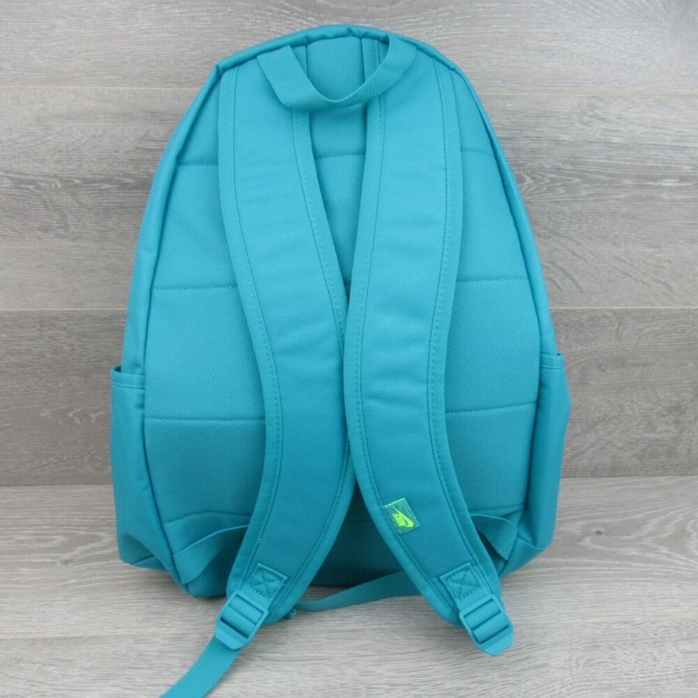 Nike Elemental Backpack School Travel Bag (21L) Teal Volt NEW - Picture 6 of 15
